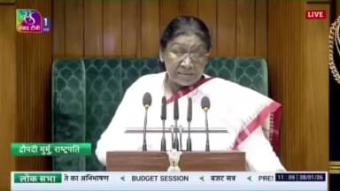 संसद के दोनों सदनों की संयुक्त बैठक में राष्ट्रपति श्रीमती द्रौपदी मुर्मु ने भारत की एक बड़ी स्वास्थ्य उपलब्धि की ओर ध्यान दिलाया, जहाँ विश्व स्वास्थ्य संगठन ने देश को ट्रैकोमा मुक्त घोषित किया है।
#ParliamentBudgetSession #Budget2026