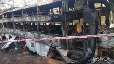 ಹೊಸನಗರ: ಅರಸಾಳು ಬಳಿ ಹೊತ್ತಿ ಉರಿದ ಖಾಸಗಿ ಬಸ್: ನಗರದಲ್ಲಿ ಬಸ್ನಲ್ಲಿದ್ದ ಪ್ರಯಾಣಿಕರ ಪ್ರತಿಕ್ರಿಯೆ