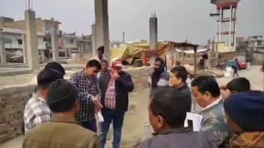 मझौलिया: मझौलिया में बन रहे मनरेगा हार्ट का डीपीओ ने किया निरीक्षण, कार्य की गुणवत्ता पर दिया ज़ोर