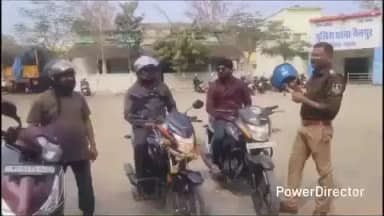 नैनपुर: "हेलमेट पहने सुरक्षित रहे" अभियान के तहत सड़क सुरक्षा को लेकर जागरूकता अभियान