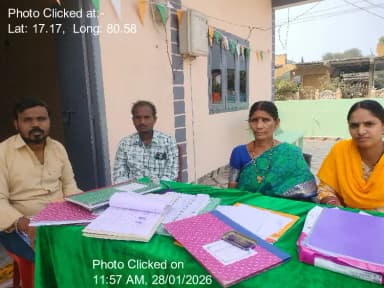 చింతకాని: 28-Jan-26 : 17 Th Round Social Audit Grama Sabha