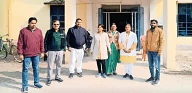 सिकटी: सिकटी-कुआड़ी एपीएचसी में स्वास्थ्य विभाग के निर्देश पर कायाकल्प कार्यक्रम के तहत पीयर असेसमेंट किया गया