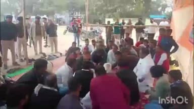 चरपोखरी: चरपोखरी में खेल मैदान बचाने को लेकर सात दिनों से जारी धरने में पहुंचे एसडीओ ने वैकल्पिक स्थल नापने का आश्वासन दिया