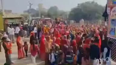 बाप: नोख में श्रीयादे माता के जागरण व शोभायात्रा में उमड़ी श्रद्धालुओं की भीड़