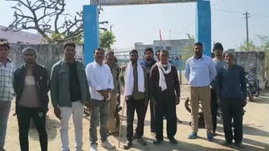 ब्यावर: कलातखेड़ा स्कूल में टूटी पट्टियों के स्थान पर घटिया मरम्मत, ग्रामीणों में फूटा आक्रोश