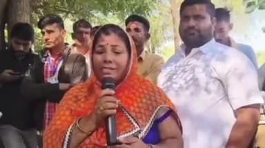 सिणधरी: सिणधरी धरना प्रदर्शन में बालोतरा कांग्रेस जिला अध्यक्ष प्रियंका मेघवाल ने किया संबोधन