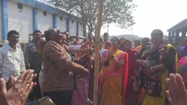করিমপুর ১: করিমপুরে বাংলার বাড়ি গ্রামীণ প্রকল্পের শুভ সূচনা হলো