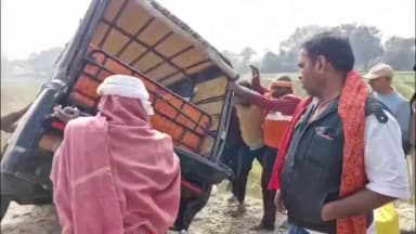 बिहिया: बिलौटी के पास अज्ञात वाहन ने टेंपो में मारी टक्कर, दो लोग हुए घायल