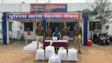 तिल्दा: तिल्दा में पुलिस ने 73 किलो गांजा, 790 नग प्रतिबंधित टैबलेट और 3 चाकू किया ज़ब्त