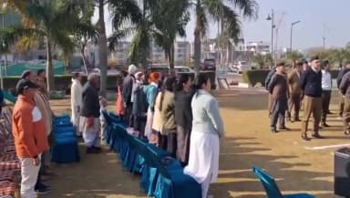 कालका: डीएलएफ में नेताजी सुभाष शाखा का तृतीय वार्षिकोत्सव हर्षोल्लास के साथ सम्पन्न