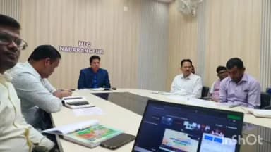 କୋଡିଙ୍ଗା: ଜିଲ୍ଲାପାଳଙ୍କ କାର୍ଯ୍ୟାଳୟ ରେ ନୀତି ଆୟୋଗ ପକ୍ଷରୁ ଆୟୋଜିତ ବୈଠକରେ ଯୋଗଦେଲେ ଜିଲ୍ଲାପାଳ