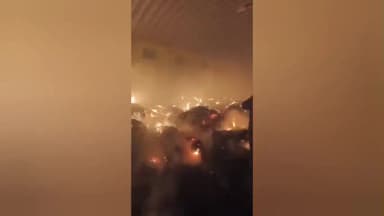 ભચાઉ: જુના કકરવા નજીક મોટા ગોડાઉનમાં વિકરાળ આગ લાગી