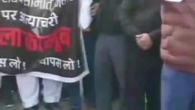 पीसांगन: अजमेर में UGC के कथित काले कानून के खिलाफ उबाल, नया बाजार चौपड़ पर प्रतियां जलाकर किया प्रदर्शन