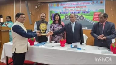 टिकारी: 'सड़क सुरक्षा, जीवन रक्षा' के संदेश के साथ CUSB परिसर में सड़क सुरक्षा अभियान का समापन