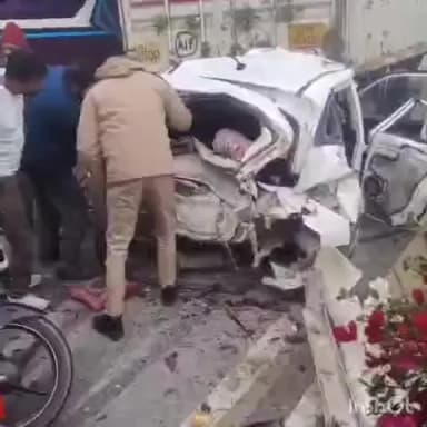 माण्डल: मांडल में कोठारी पुलिया पर कोहरे के कारण कई वाहन आपस में टकराए, 3 की मौत, एक दर्जन से अधिक घायल, बचाव कार्य जारी