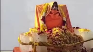 बायतु: बालोतरा में साध्वी प्रेम बाईसा को आज दी गई समाधि, गलत इंजेक्शन से मौत का दावा, सैकड़ों की तादाद में उमड़ी भीड़