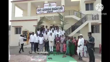 ಮುದ್ದೇಬಿಹಾಳ: ರಕ್ಕಸಗಿ ಗ್ರಾಮದಲ್ಲಿ ನೂತನ ಗ್ರಾಮ ಪಂಚಾಯತಿ ಕಟ್ಟಡ ಉದ್ಘಾಟಿಸಿದ ಶಾಸಕ ಸಿ ಎಸ್ ನಾಡಗೌಡ