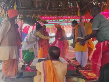 मनसाही :- हरिप्रसाद में हनुमान जी की प्राण प्रतिष्ठा के उपरांत 48 घंटे का अखंड हरिनाम संकीर्तन का शुभारंभ।