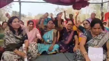 धमधा: कुरूद में CBG गैस प्लांट के खिलाफ महिलाओं का उग्र विरोध, अनिश्चितकालीन धरने पर बैठीं सैकड़ों महिलाएं #jansamasya