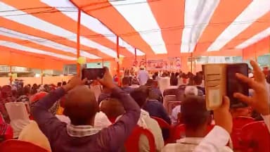 केंद्रीय खेल मंत्री सुश्री श्रेयशी सिंह बाढ़ के सादिकपुर गांव में सभा का समर्थन किया