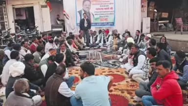 सरवाड़: सरवाड़ कांग्रेस कमेटी ने महात्मा गांधी की पुण्यतिथि पर दी श्रद्धांजलि, मनरेगा बचाने के लिए किया धरना