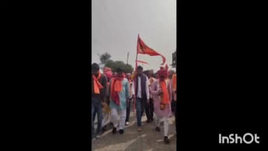 सरदारपुर: मां माही पंचक्रोशी पदयात्रा राजगढ़ होते हुए नरसिंह देवला तीर्थ पहुंची, ग्रामों में पदयात्रियों का स्वागत
