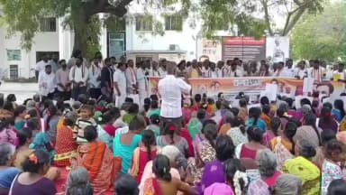 ஸ்ரீபெரும்புதூர்: ஸ்ரீபெரும்புதூர் பகுதியில் காங்கிரஸ் கட்சி சார்பில் கண்டன ஆர்ப்பாட்டம் நடைபெற்றது