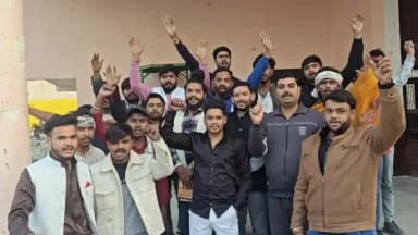 सहावर: अमांपुर में यूजीसी के विरोध में सामूहिक हनुमान चालीसा का पाठ किया गया