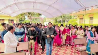 बिजावर: बीईओ सुनील कुमार हिंगवासिया का सेवानिवृत्ति सम्मान समारोह आयोजित