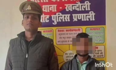 एत्मादपुर: नाबालिग के अपहरण के मामले में वांछित अभियुक्त को वन सिटी कॉलोनी से किया गया गिरफ्तार