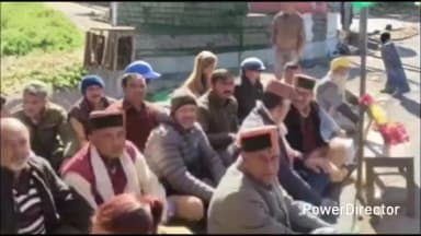 पच्छाद: पच्छाद कांग्रेस ने मनरेगा में बदलाव के विरोध में सराहां बस अड्डे पर किया अनशन