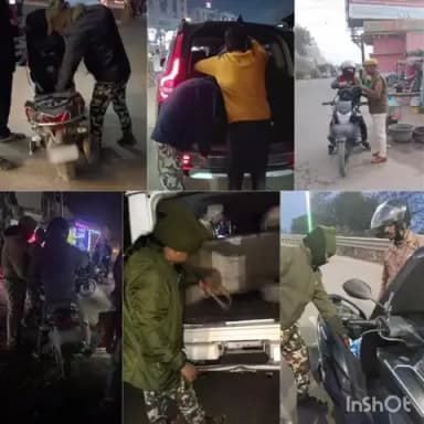 फुलवारी: फुलवारी शरीफ पुलिस ने थाना क्षेत्र के चौक-चौराहों पर चलाया सघन वाहन जांच अभियान