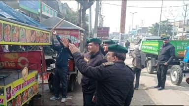 सहारनपुर: गंगोह रोड पर चले अतिक्रमण रोधी अभियान में 40 दुकानों से हटवाया अतिक्रमण, 30 दुकानदारों से वसूला जुर्माना