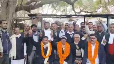 जखनिया: जखनिया तहसील बार एसोसिएशन चुनाव सम्पन्न, राम दुलार राम बने अध्यक्ष और महामंत्री नर्वदेश्वर सिंह चुने गए