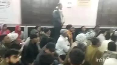 मावली: घासा में रात्रि चौपाल में समस्याओं के समाधान के लिए उमड़ी भीड़, प्रचार के अभाव में ग्रामीणों की संख्या रही कम