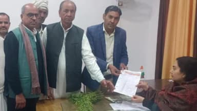 नोहर: नोहर में भारतीय किसान संघ का प्रतिनिधि मंडल अतिरिक्त जिला कलेक्टर से मिला, सौंपा ज्ञापन