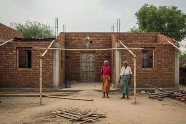 विजयराघवगढ़: ग्राम जुमवानी कला में विकास कार्यों पर सवाल, प्रधानमंत्री आवास योजना और नाली निर्माण में लापरवाही