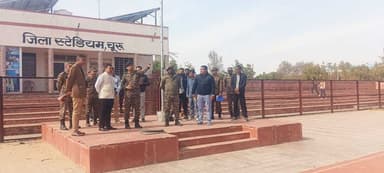 चूरू: जिला कलक्टर अभिषेक सुराणा ने जिला मुख्यालय पर 08 मार्च को प्रस्तावित ईएसएम रैली की तैयारियों का लिया जायजा