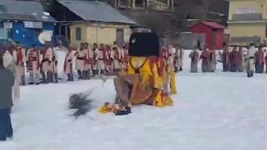 मोरंग: किन्नौर ज़िले के ठंगी गाँव में माघ मेले की धूम, वीडियो आया सामने