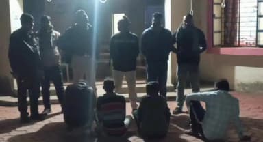 बहोरीबंद: बहोरीबंद पुलिस का जुआरियों पर प्रहार, 4 आरोपी गिरफ्तार