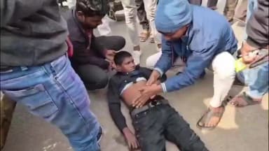 बिहिया: बिहिया ओवर ब्रिज पर ब्रेकिंग की चपेट में आने से एक किशोर घायल