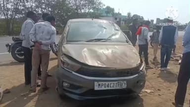 अमरवाड़ा: अमरवाड़ा बाईपास में जिला कांग्रेस प्रवक्ता एकलव्य आहके की कार दुर्घटनाग्रस्त, दीदी के साथ सगोनिया जाते समय आई चोट