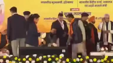 थानेसर: कुरुक्षेत्र में राज्यस्तरीय गुरु रविदास जयंती समारोह: सीएम सैनी का संबोधन शुरू, केंद्रीय मंत्री खट्टर अनुपस्थित