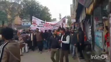 अंबाह: अंबाह में प्रस्तावित यूजीसी कानून के विरोध में विशाल रैली, सरकार से वापस लेने की मांग