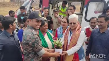 చొప్పదండి: మేడారంలో గవర్నర్కు ఘనస్వాగతం పలికిన కరీంనగర్ సీపీ