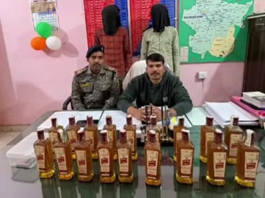 बरकागाँव: बड़कागांव पुलिस ने 18 बोतल नकली अंग्रेजी शराब के साथ दो लोगों को गिरफ्तार कर जेल भेजा