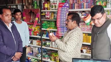 जावद: खाद्य सुरक्षा विभाग की कार्रवाई, 4 फर्मों से 6 नमूने लिए गए