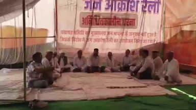 नागौर: पशु प्रदर्शनी स्थल पर चल रहे धरने को डेढ़ महीना पूरा, समाधान नहीं निकला, अलाय को पंचायत समिति बनाने की है मांग