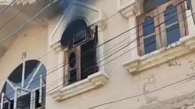 हिसार: जवाहर नगर में एक मकान में आग, किचन का सामान जलकर राख