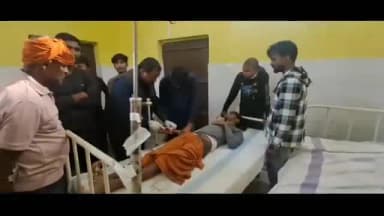 कुमारखंड: छर्रापट्टी मोड़ के पास ट्रैक्टर की चपेट में आने से बाइक चालक घायल